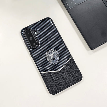 Samsung Galaxy A36 5G Luxury Lion Pattern Leather And Liquid Silicone Case (Buy 1 Get 1 Surprise Cover)