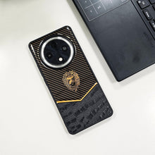 Oppo F27 Pro 5G Luxury Lion Pattern Leather And Liquid Silicone Case