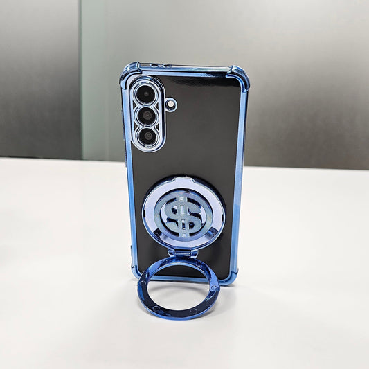 Samsung Galaxy M56 5G Four Corner Airbags 100% Original Astro Money Magnet Rotating Dollar Case