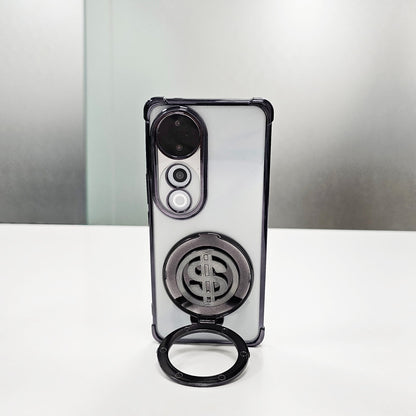 Vivo V40 Pro 5G Four Corner Airbags 100% Original Astro Money Magnet Rotating Dollar Case