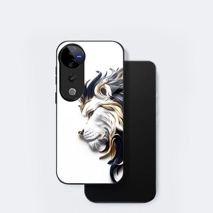 Vivo V40 Pro 5G Premium Acrylic Shockproof Glass Back Case (King’s Flow)