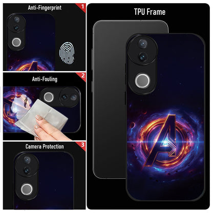 Vivo V50 5G Premium Acrylic Shockproof Glass Back Case (Endgame Impact)