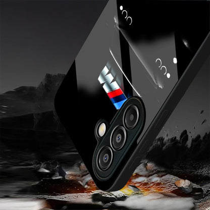 Samsung Galaxy A36 Premium Acrylic Shockproof Glass Back Case (Motorsport Edition)
