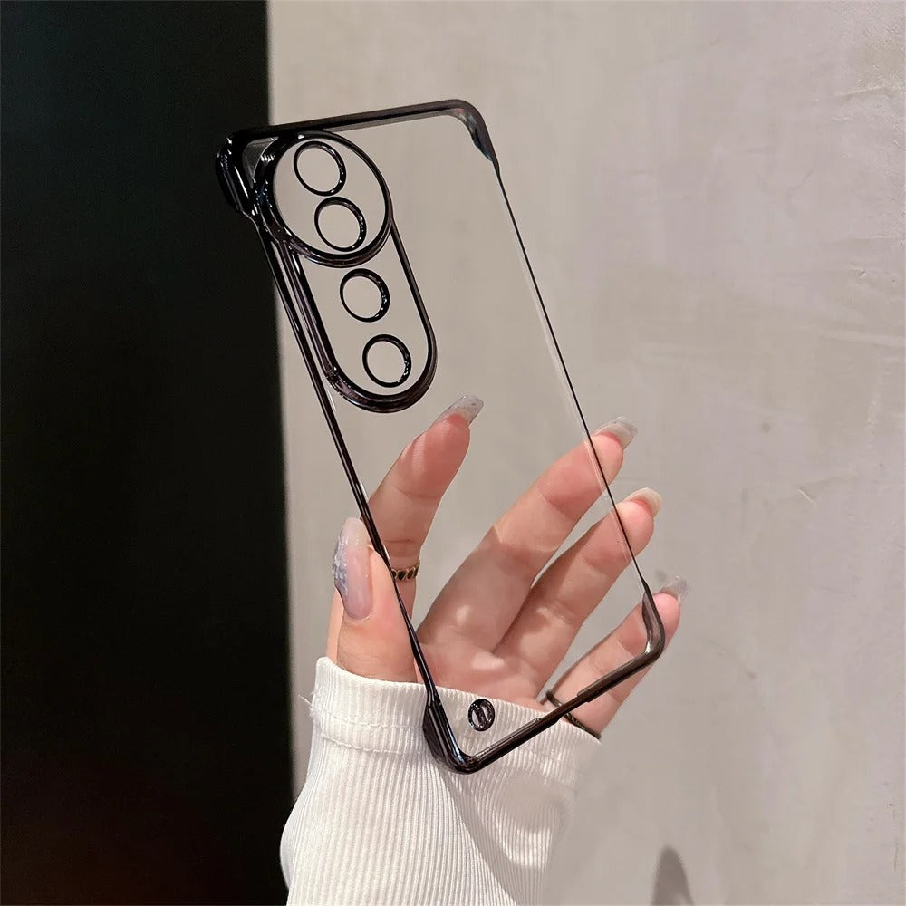 transparent vivo v40 case case with black cover