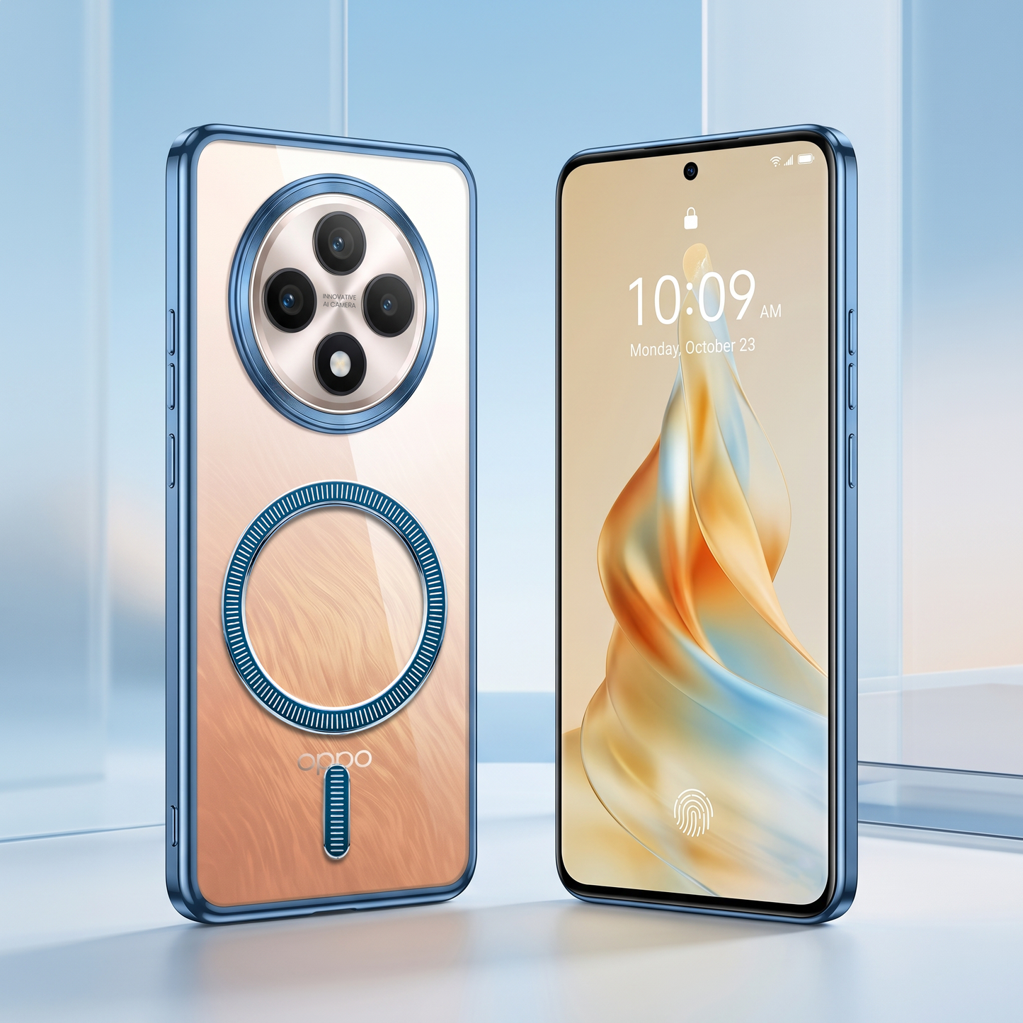 Oppo Reno 12F 5G Electroplated Magnetic Magsafe Case