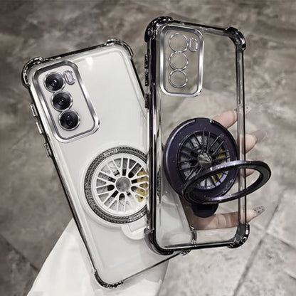 Oppo Reno12 5G Premium Stress Buster Wheel Rotating Shockproof Airbags Case