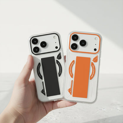 iPhone 17 Pro & 17 Pro Max Exquisite Stripe Stand Magsafe Case