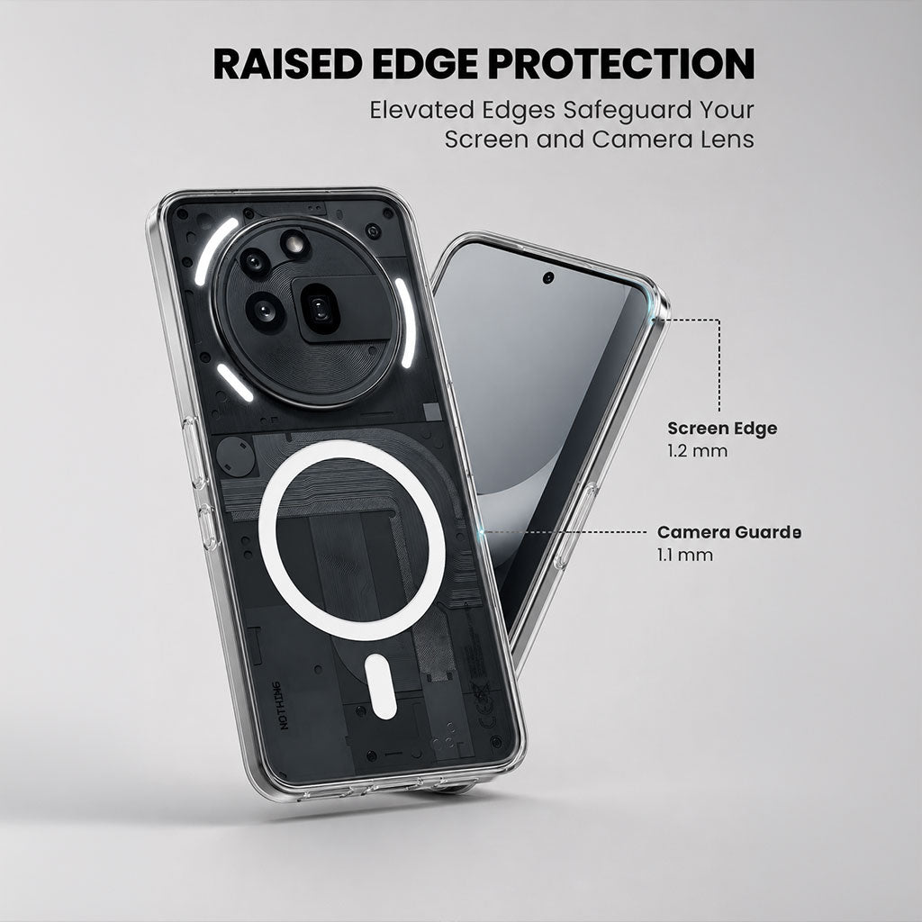 Nothing Phone 3a Pro 5G Clear Anti-Yellow MagSafe Protective Case