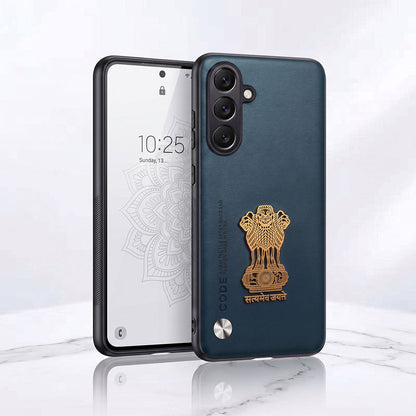 Samsung Galaxy A55 5G Satyamev Jayate Vegan Leather Back Case