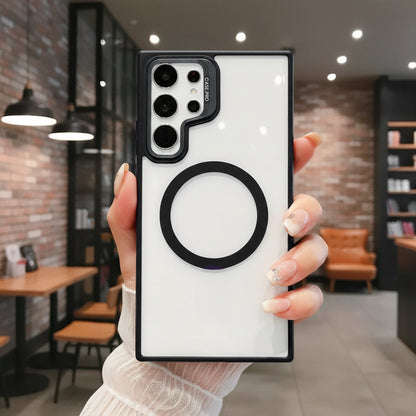 Samsung Galaxy S24/S25 Ultra 5G Magsafe Metal Camera Protector Stand Case
