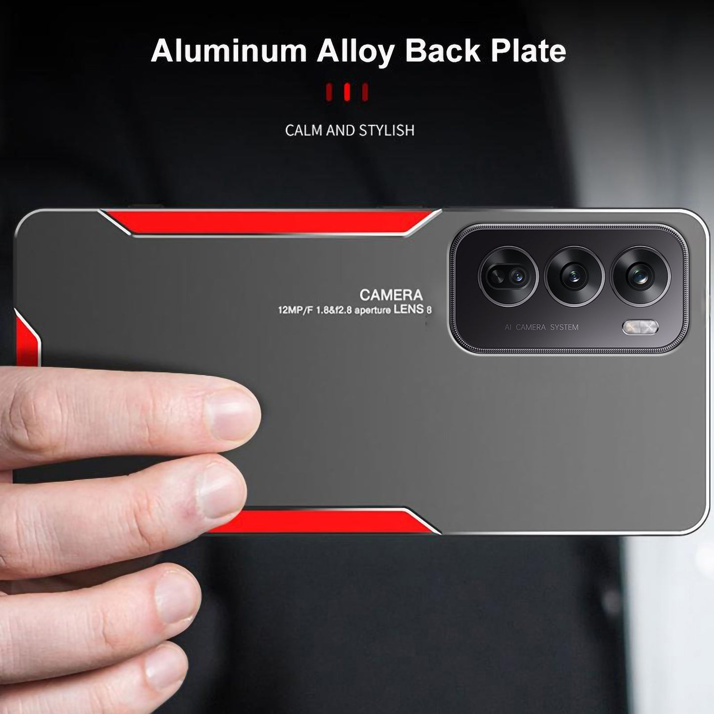 Oppo Reno12 5G Luxury Aluminium Metal Frame Protective Case