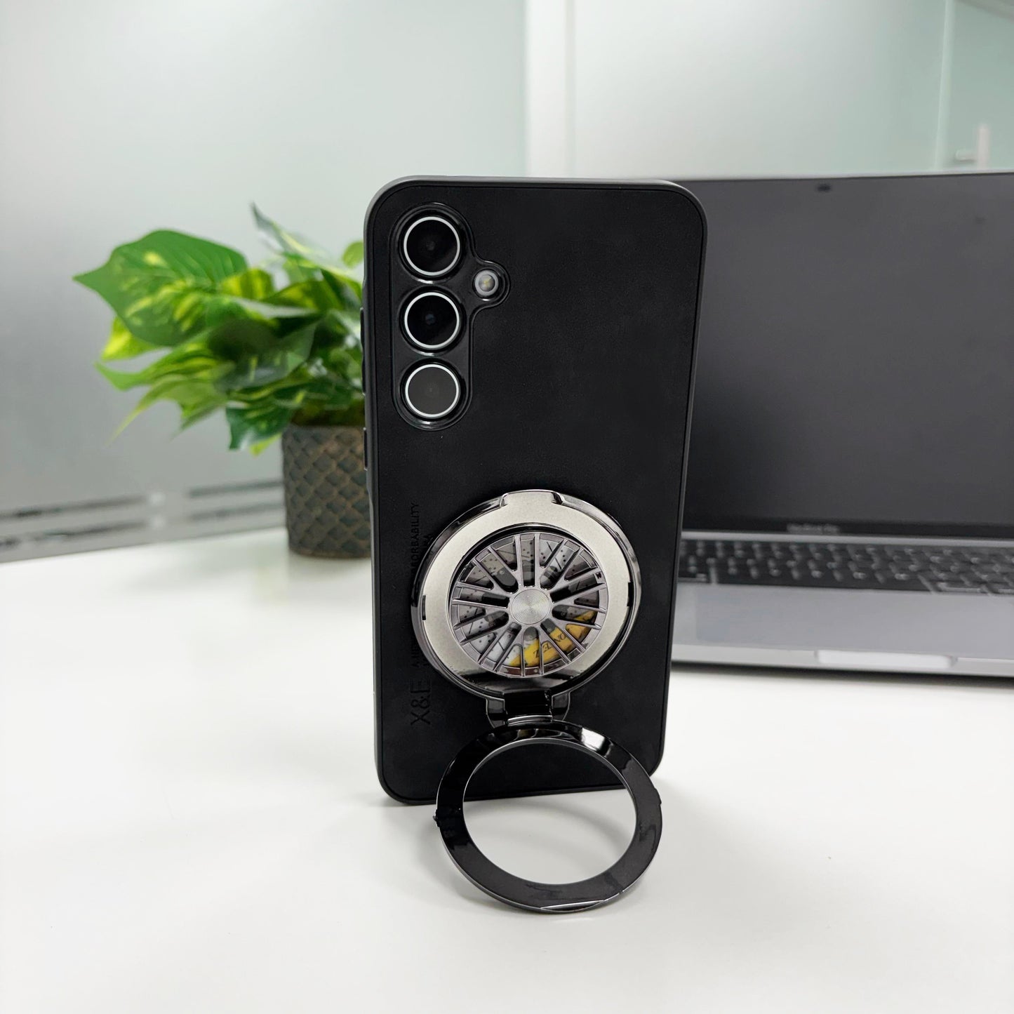 Samsung Galaxy A35 5G Best Selling Stress Buster Wheel Comfortable Touch Sheepskin Scratch Resistant Back Case