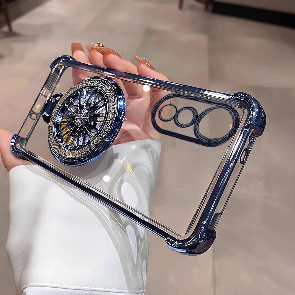 Vivo V40 Pro 5G Premium Stress Buster Wheel Rotating Shockproof Airbags Case