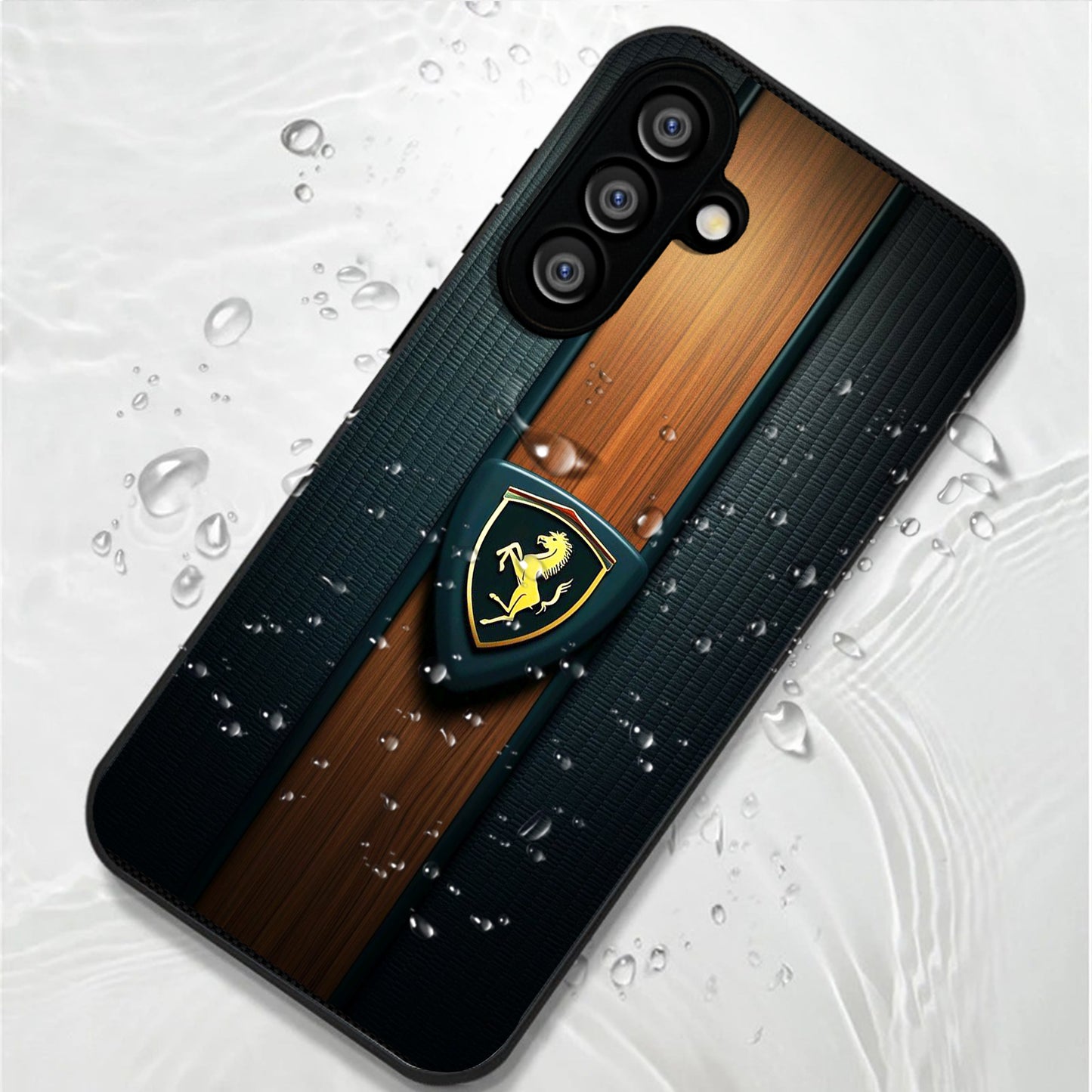 Samsung Galaxy A36 Premium Acrylic Shockproof Glass Back Case (Royal Roadster)
