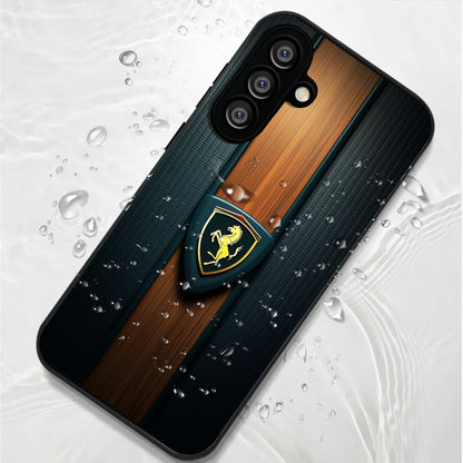 Samsung Galaxy A36 Premium Acrylic Shockproof Glass Back Case (Royal Roadster)