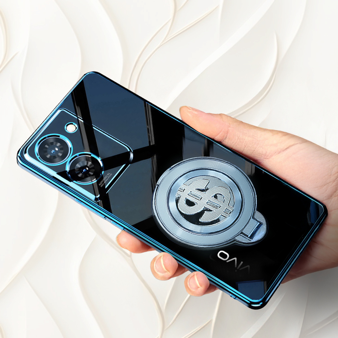 Vivo Y28s 5G Electroplating Dollar Case