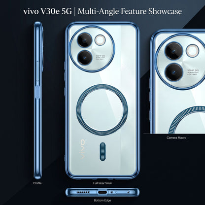Vivo V30e 5G Electroplated Magnetic Magsafe Case