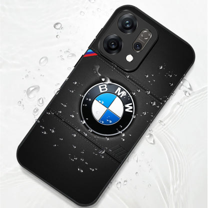 Oppo Reno 14 5G Premium Acrylic Shockproof Glass Back Case (BMW LOGO)