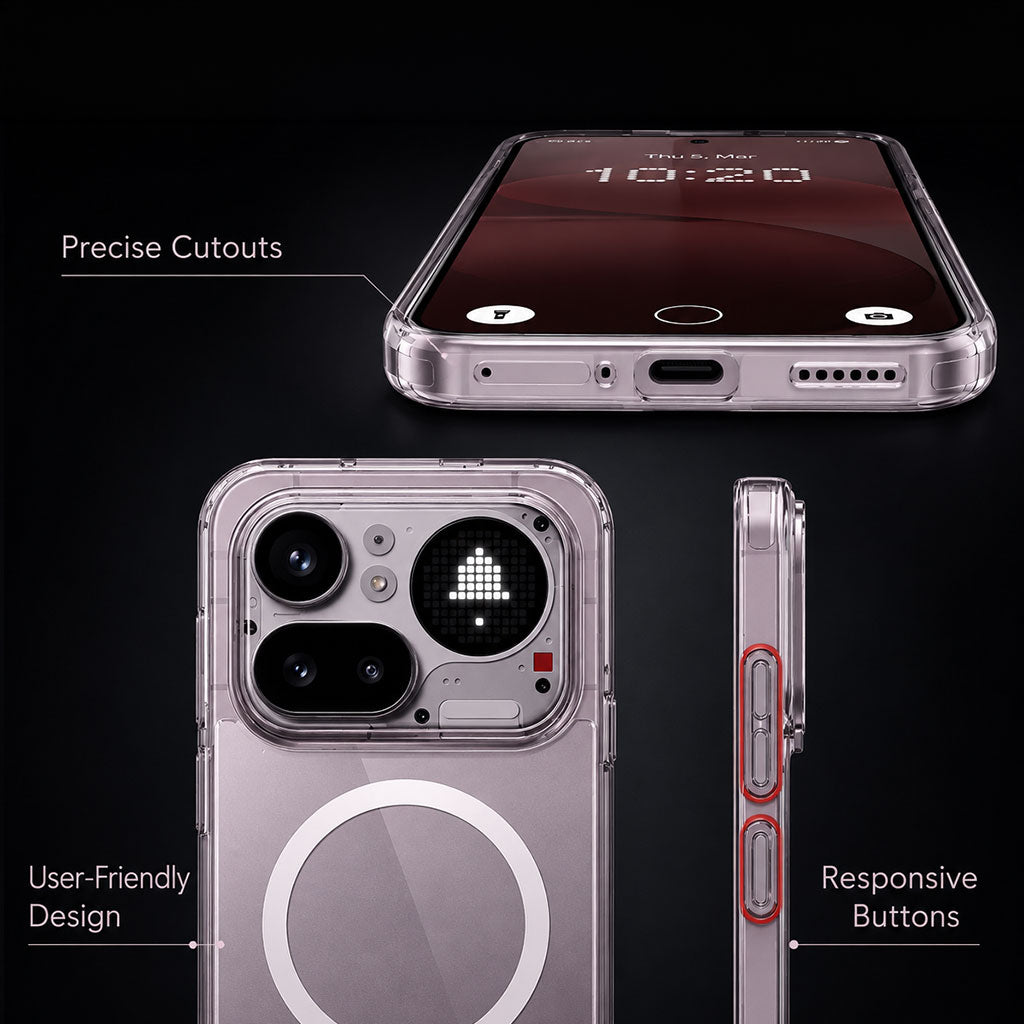 Nothing Phone 4a Pro 5G Clear Anti-Yellow MagSafe Protective Case