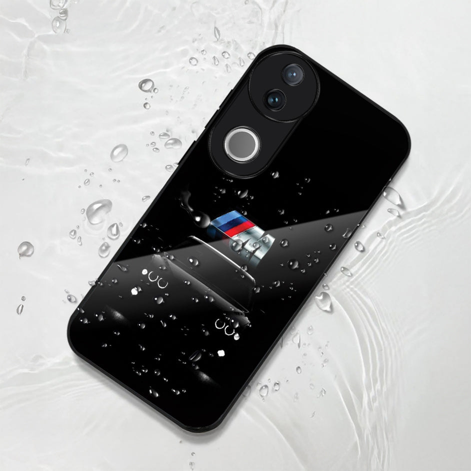 Vivo V50 5G Premium Acrylic Shockproof Glass Back Case (Motorsport Edition)