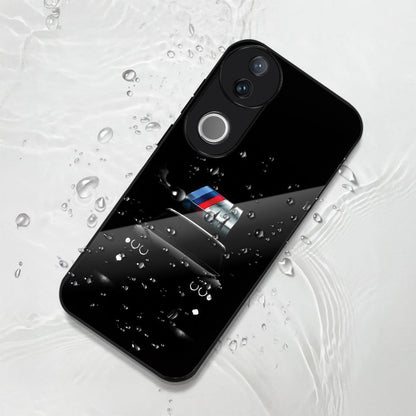 Vivo V50 5G Premium Acrylic Shockproof Glass Back Case (Motorsport Edition)