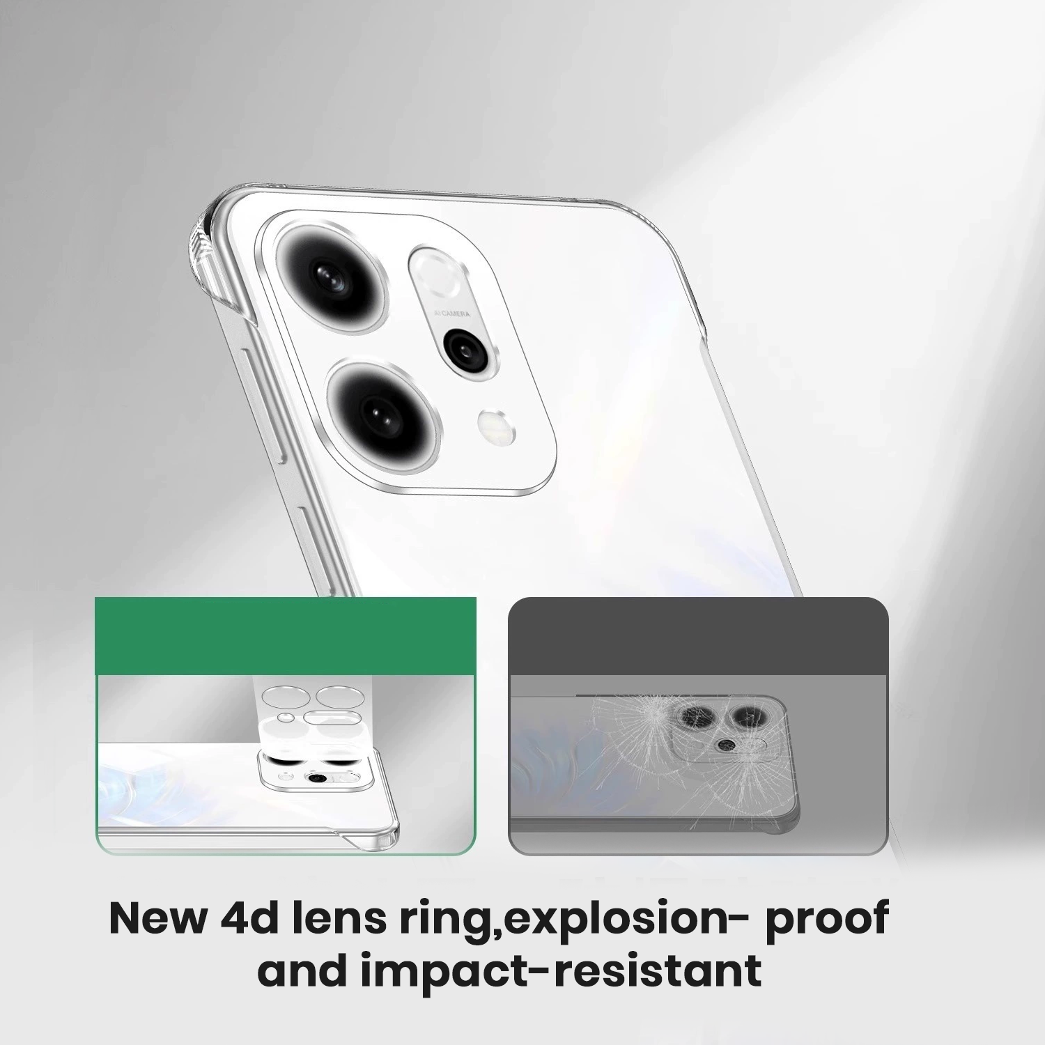 Oppo Reno 14 5G Frameless Back Case