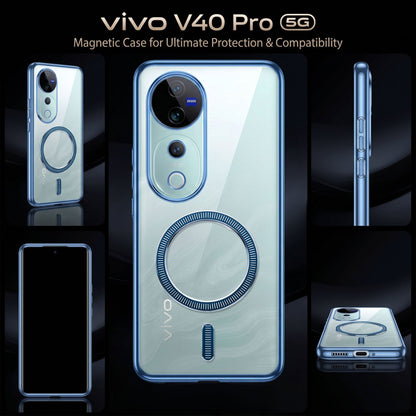 Vivo V40 Pro 5G Electroplated Magnetic Magsafe Case
