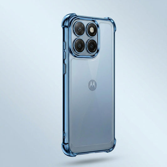 Motorola Edge 60 Pro 5G Anti-Yellow Electroplating Transparent Airbags Case