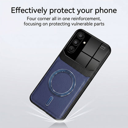 Samsung Galaxy A36 5G Premium Magsafe Magnetic Leather Lens Protective Case