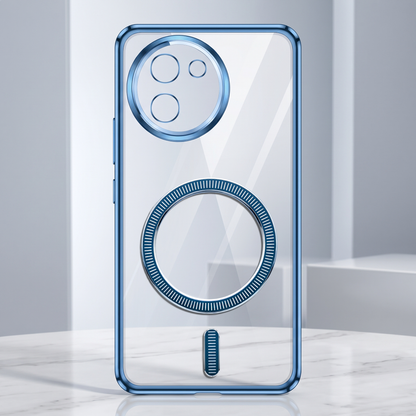 Vivo T3x 5G Electroplated Magnetic Magsafe Case