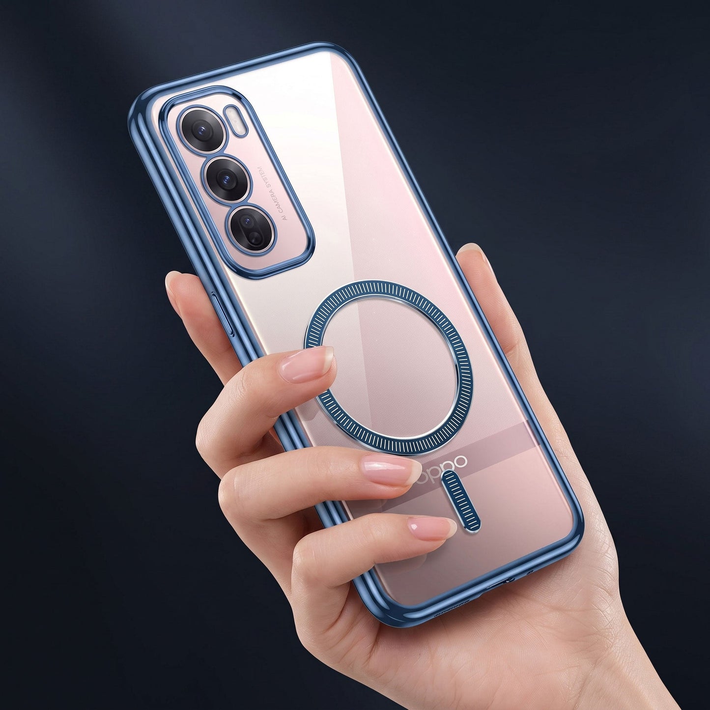 Oppo Reno 12 Pro 5G Electroplated Magnetic Magsafe Case
