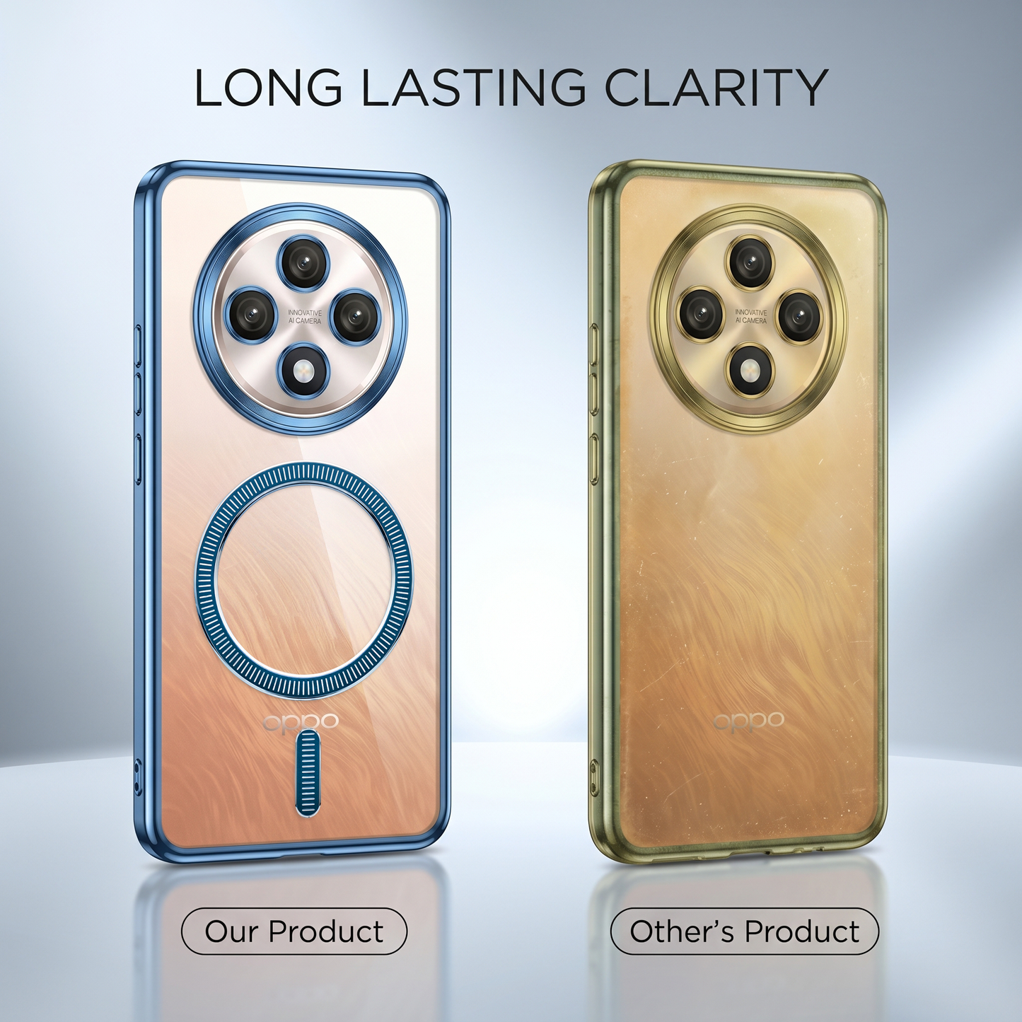 Oppo Reno 12F 5G Electroplated Magnetic Magsafe Case