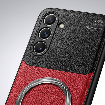 Samsung Galaxy A56 5G Premium Magsafe Magnetic Leather Lens Protective Case