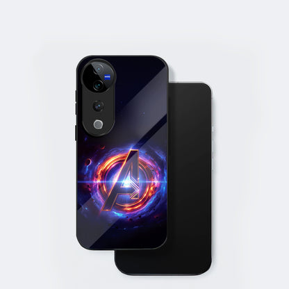 Vivo V40 Pro 5G Premium Acrylic Shockproof Glass Back Case (Endgame Impact)