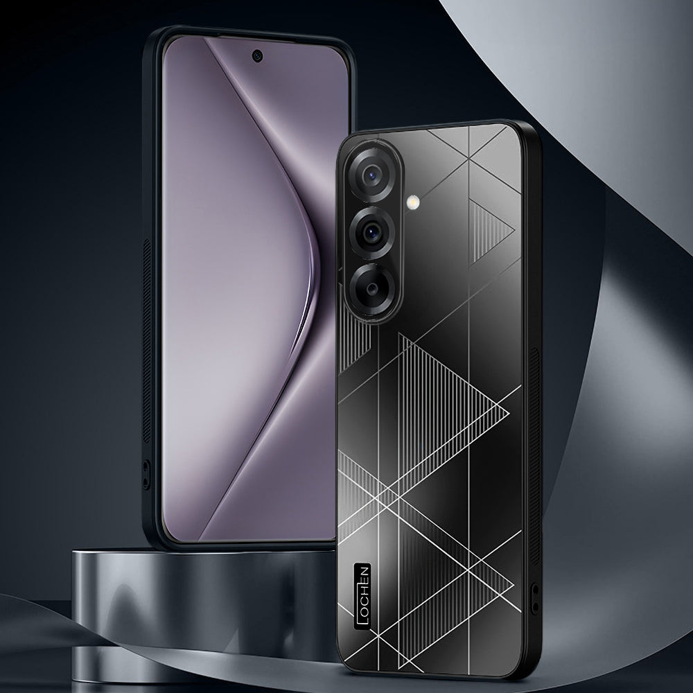 Samsung Galaxy A56 5G Triangle Pattern Matte Back Shockproof Case