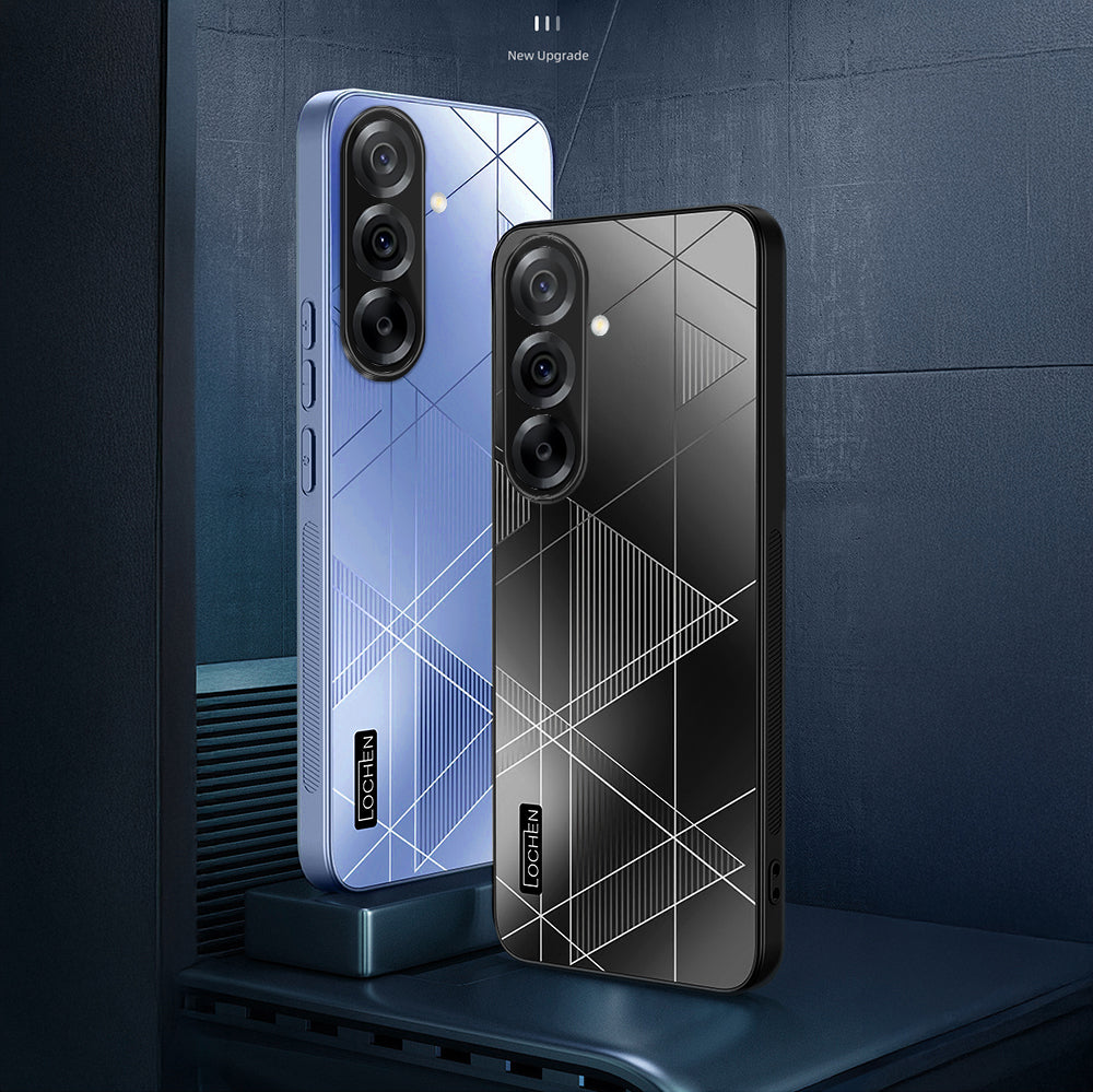 Samsung Galaxy A56 5G Triangle Pattern Matte Back Shockproof Case