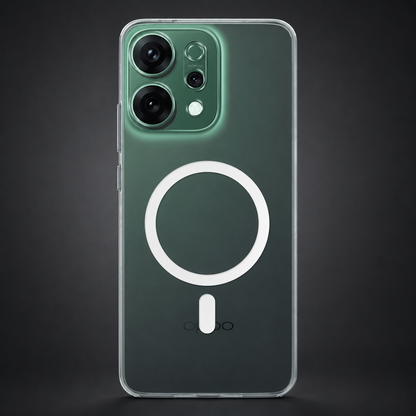 Oppo Reno 14 Pro 5G Clear Anti-Yellow MagSafe Protective Case