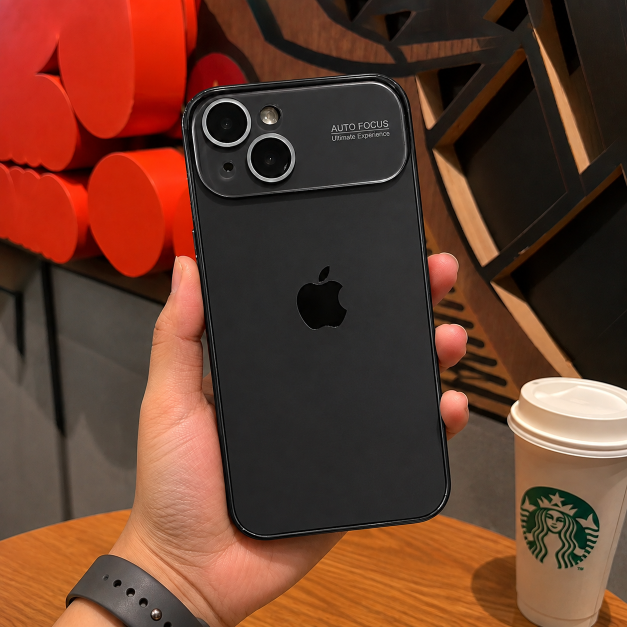iPhone 14 Series 5G Premium AutoFocus Chromatic Lens Shield Phone Case