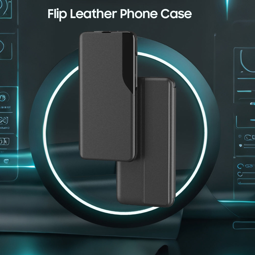 Redmi Note 14 Pro+ 5G Luxury Half Window Leather Flip Case