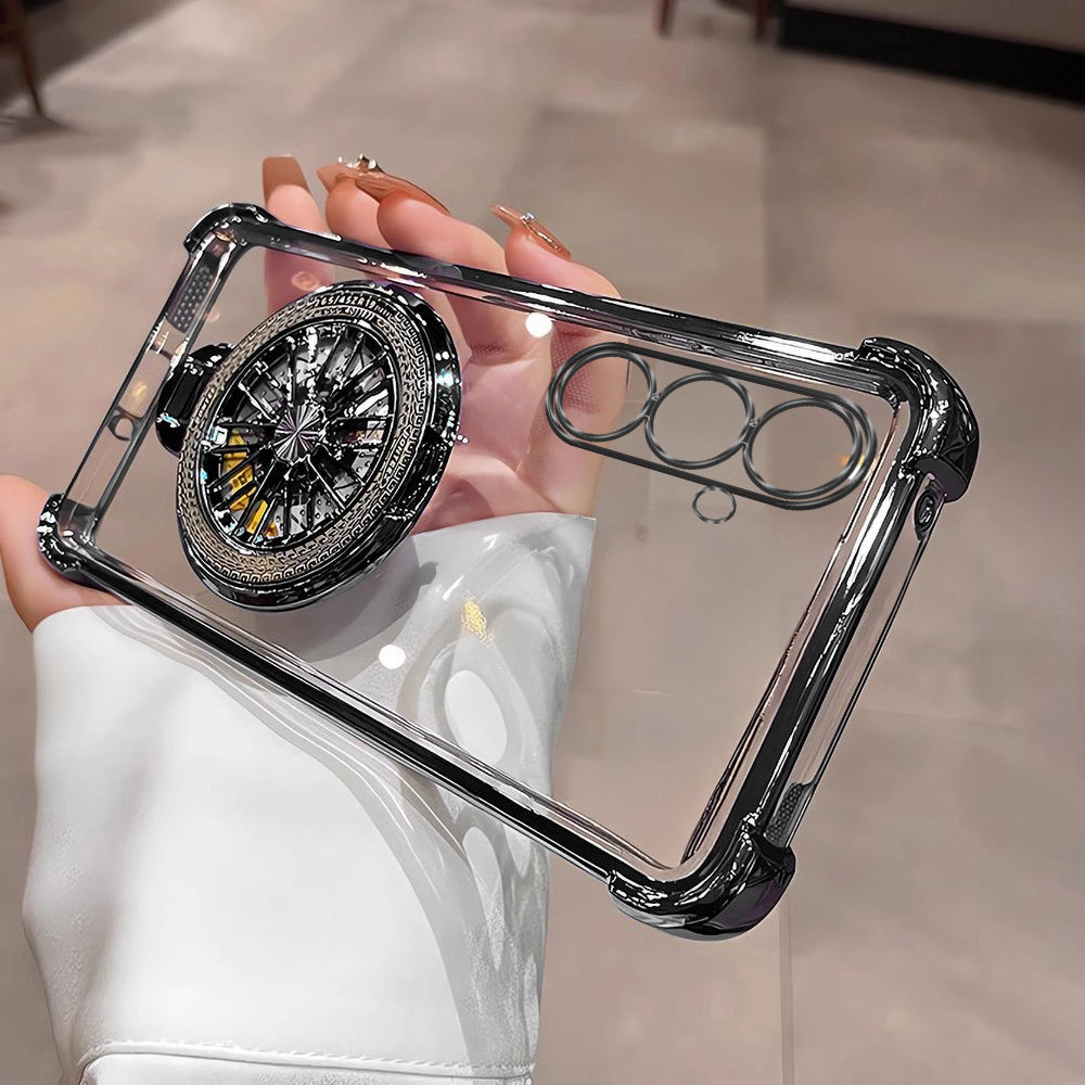 Samsung Galaxy A16 5G Premium Stress Buster Wheel Rotating Shockproof Airbags Case