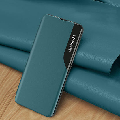 Mi A1 5G Flip Leather Case with Free Tempered Glass