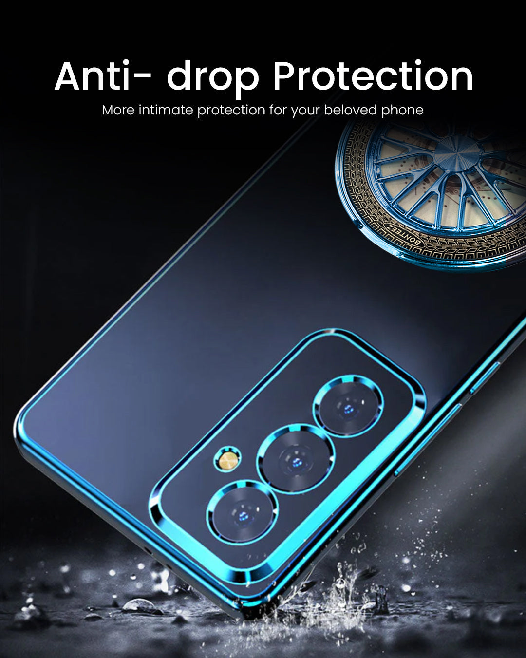 Durable electroplating case for Galaxy A35 5G with sporty design