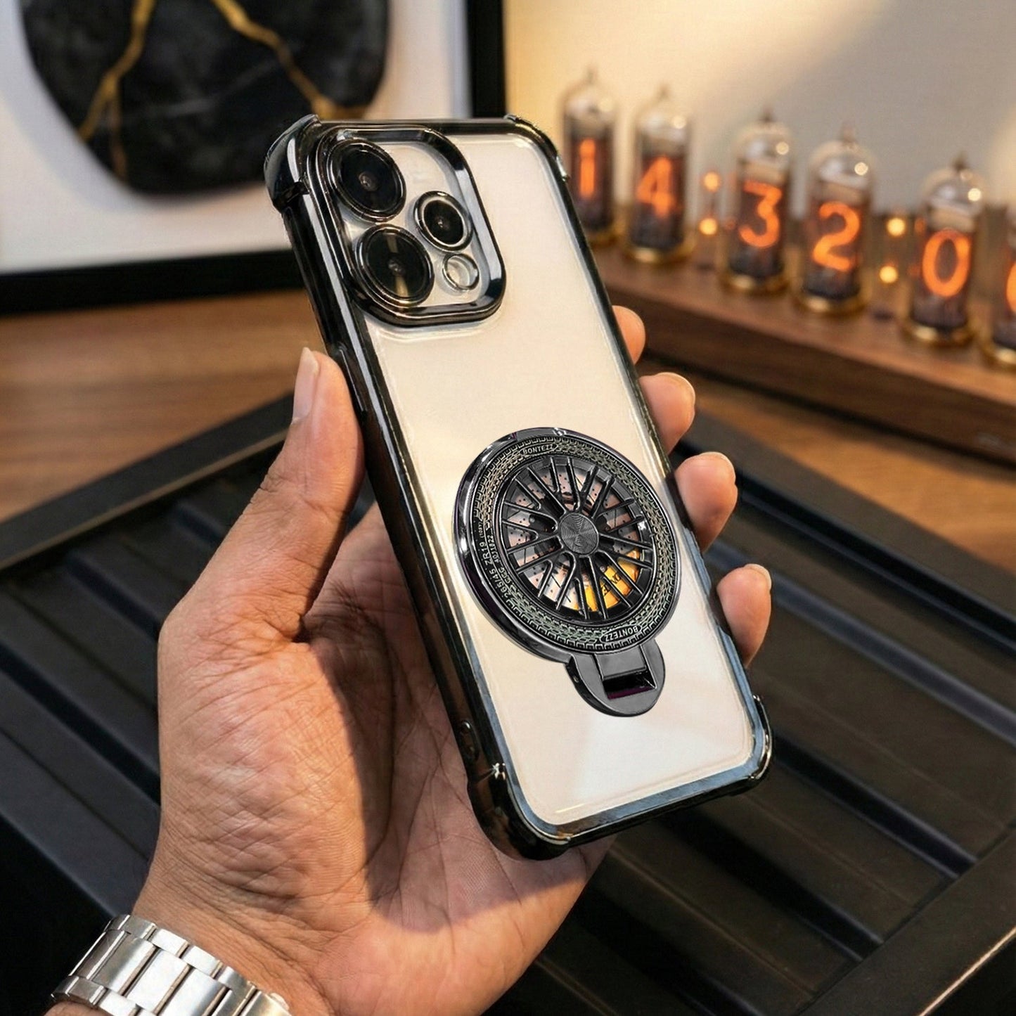 Oppo Reno 15 5G Premium Stress Buster Wheel Rotating Shockproof Airbags Case