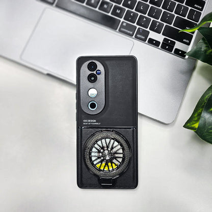 Vivo V40 5G Stress Buster Wheel Hybrid Scratch Resistant Back Case