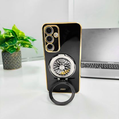 Samsung Galaxy A35 5G Best Selling Stress Buster Wheel Silicone Scratch Resistant Back Case