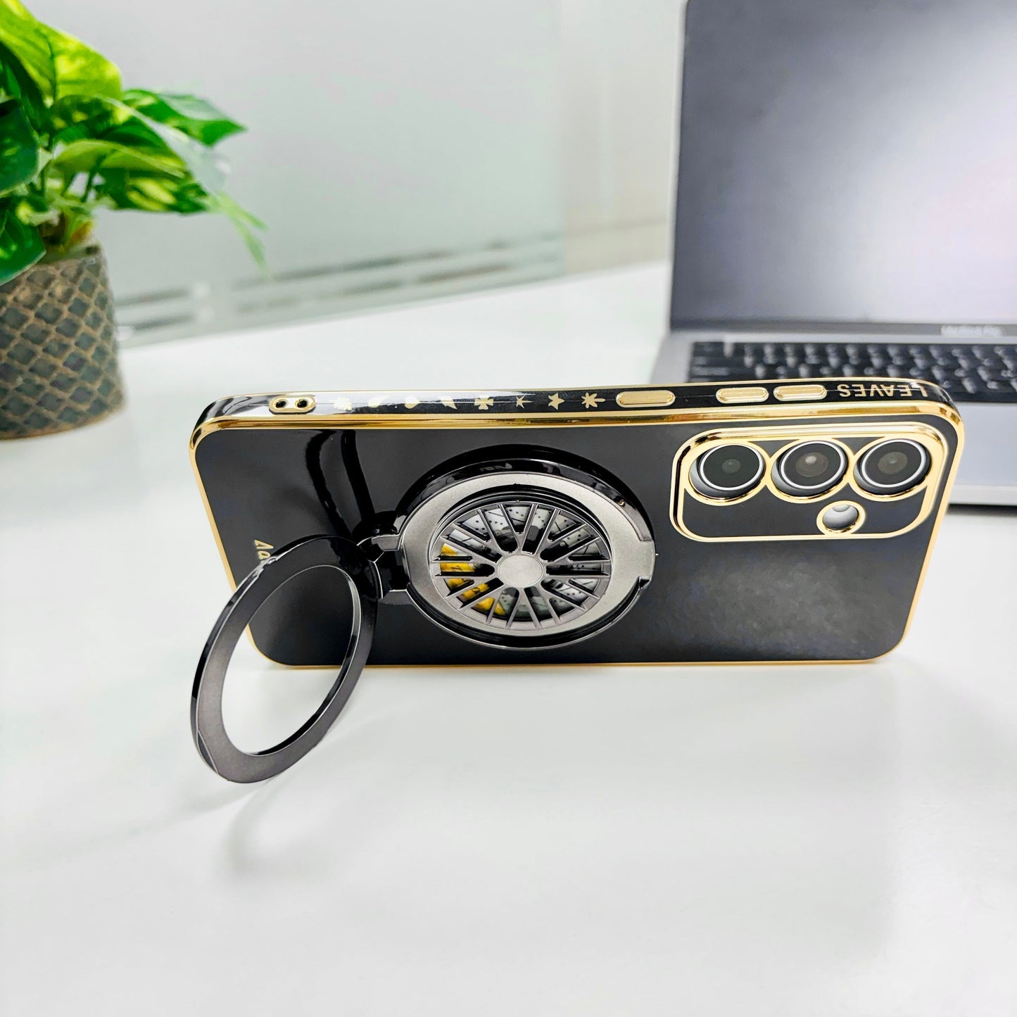 Samsung Galaxy S24 FE 5G Best Selling Stress Buster Wheel Silicone Scratch Resistant Back Case