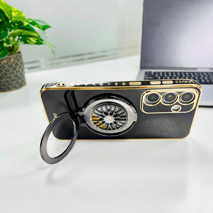 Samsung Galaxy S24 FE 5G Best Selling Stress Buster Wheel Silicone Scratch Resistant Back Case