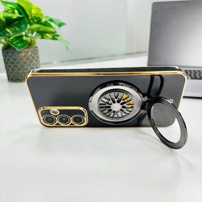 Samsung Galaxy S24 FE 5G Best Selling Stress Buster Wheel Silicone Scratch Resistant Back Case