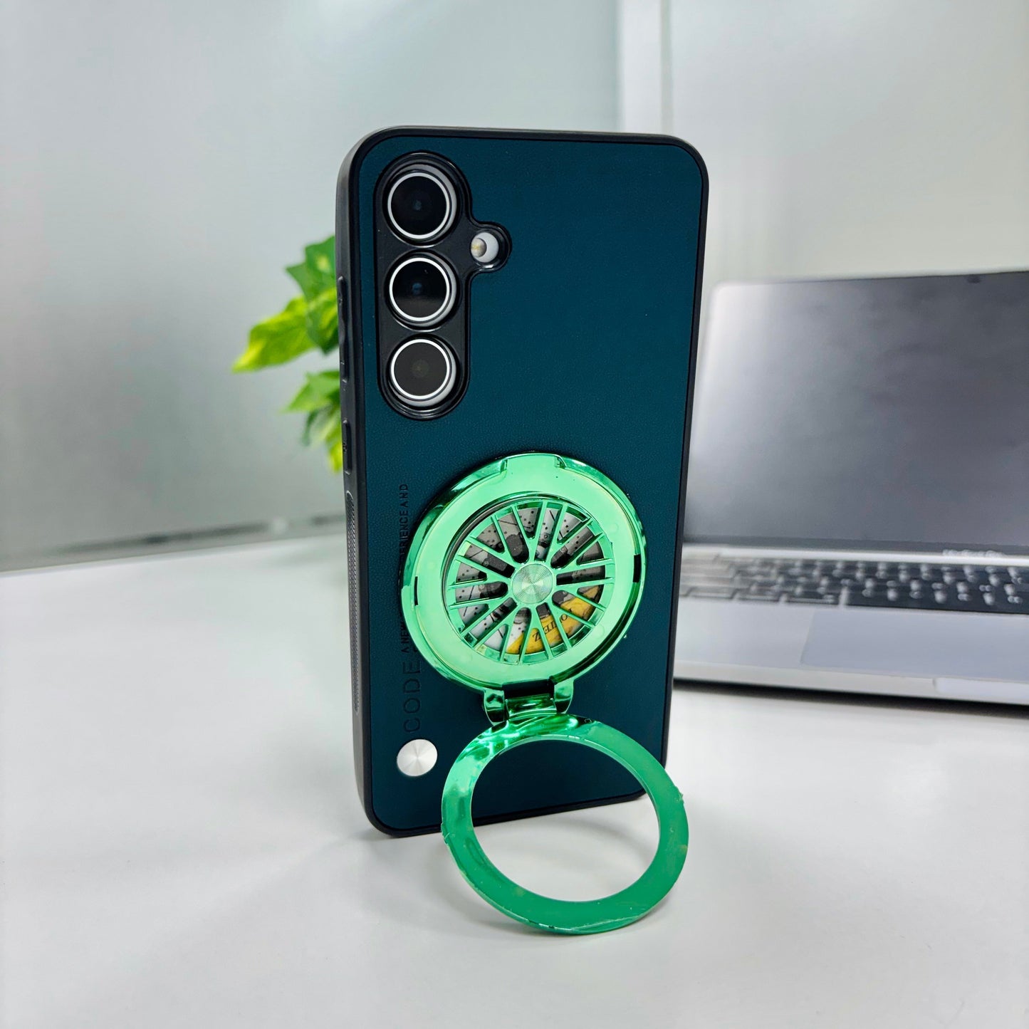 Samsung Galaxy A35 5G Best Selling Stress Buster Wheel Soft Vegan Scratch Resistant Back Case