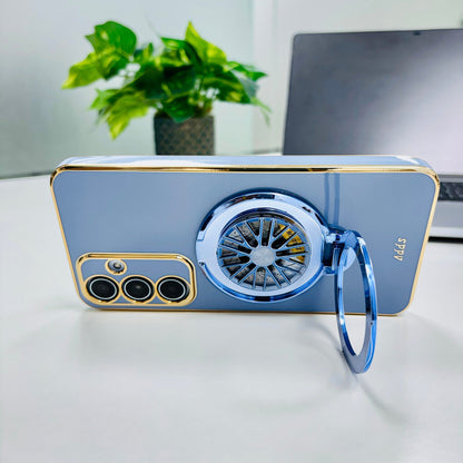 Samsung Galaxy A55 5G Best Selling Stress Buster Wheel Silicone Scratch Resistant Back Case